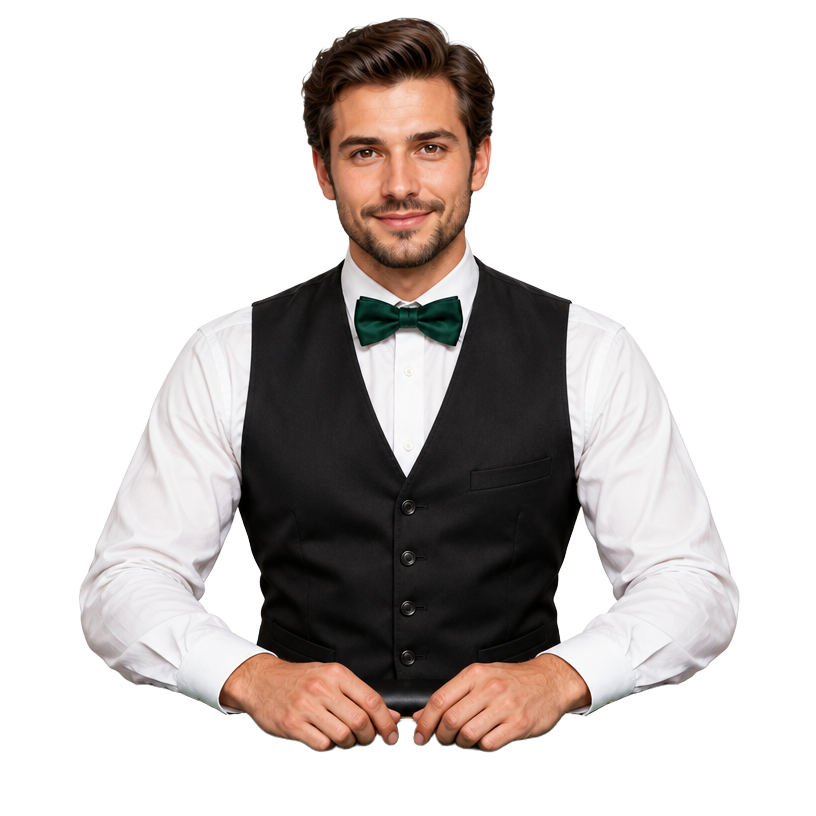 Professional card-table dealer